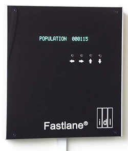Информационный дисплей системы подсчета посетителей Fastlane